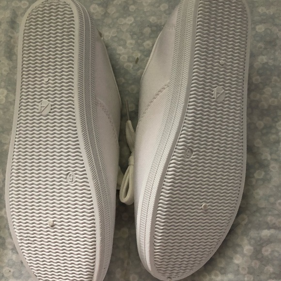 White Canvas Shoes - Picture 3 of 5